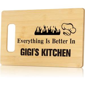 Mothers Day Gifts for Grandma, Best Gigi Grandma Grandmother Grandparents Gift Ideas, Grandma Cutting Board Chopping Board Birthday Valentines Grandmothers Day Easter Christmas Kitchen Decor Present