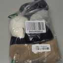 Velice Winter Warm Thermal Socks for Women Extra Thick Insulated Heated Crew Boot Socks for Cold Weather 5 Pairs (One Size, Solid Color)