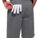 Mens Golf Shorts with 4 Pockets Cargo Hiking Work Dress Short Stretch Casual Fishing 10" (Gray)