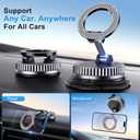 Car Phone Holder for Magsafe [2026 89+LBS Suction & 3700gf Magnetic] 360 Adjustable Cell Phone Mount, Phone Holders for Your Car Accessories Kit for iPhone 17-12 Series & All Speakerphones