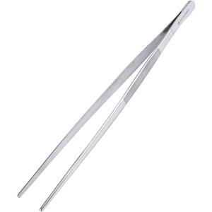 12 Inch Kitchen Tweezers Fine Tweezer Tongs, MSY BIGSUNNY Stainless Steel Food Tweezers Multi-function Precision Serrated Tips Cooking Tongs Kitchen Serving Tong