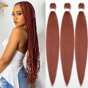 2 x 26 Inch 3 Pack Pre Stretched Braiding Hair
