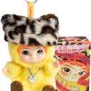 Wakuku Fuzzy Trendy Fun Party Series Blind Box Cute wakuku Action Figure Mystery Box Plush Doll Bag Keychain Pendant