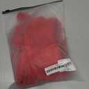 Foxiny Sexy Mini Floral Embroidery Ruched Bodycon Mesh Sheer Babydoll Lingerie Dress Set with Thong 2 Piece Outfits Women Short See Through Negligee Nighty SleepWear Underwire Red Large