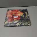 Black Flower Palm Leaves Throw Pillow Covers,Red Ethnic Style Cushion Cover Digital Blended Hidden Zipperl Decorative Pillowcases for Hair Skin Square 18X18 in 2 Pcs