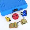 5PCS Auxiliary Stretch Belt Removal Installation Tool Set Compatible with Ford Citroen Mercedes-Benz Lancia Volvo Volkswagen Skoda, Universal Engine Pulley Drive Belt Remover Installer Kit