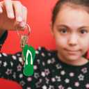 ArtCreativity Flip Flop Keychains, Set of 36, Fun Key Chains for Backpack, Luggage, Great Giveaways for Luau, Beach, & Pool Parties, Cool Goody Bag Fillers & Small Prizes for Kids, Summer Party Favors