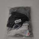 Ficerd 3 Pack Women's Ribbed Long Sleeve Tops, Crew Neck Slim Fit Knit Undershirts Basic Casual Stretch Layering Tee Shirts(Black, Dark Gray, Light Gray, Small)