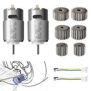 2PCS 12V RS550 30000RPM High-Speed 7R Motor (15T/19T/23T) for Kid's Ride On Vehicals DIY Upgrade 15T&19T&23T for Dune Racer/Ford F-150/Fisher Price Orange/Dynacraft ATV