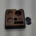 54mm Espresso Tamping Station V3 Walnut Portafilter Holder Espresso Organizer for Breville Machines with Tamper Holder, Distributor Slot, and Multi Accessory Storage