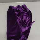 Missufe Women's Sleeveless Spaghetti Strap Wrap V Neck Bodycon Ruched Slit Midi Party Cocktail Velvet Dress M