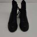  Lace-up Combat Boots Ankle Booties for Women Black  6