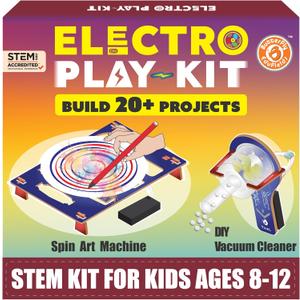 Butterfly EduFields STEM Kit for Kids Ages 8-10-13 | Build 20+ Motor Machines & DIY Engineering Projects | Educational Science Kit for Boys & Girls | Fun STEM Toys for Ages 8-10 | Robotics Learning