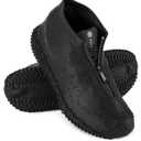 Waterproof Rain Shoe Covers, Silicone Overshoes with Zipper Non-slip Galoshes for Men and Women, XL