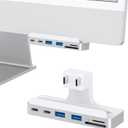 6-in-1 USB-C Hub for iMac - Multiport Adapter with Type-C 10Gbps, SD/TF Card Reader Compatible for iMac 24-inch (M1/M3) (Ge-IMC01-US)