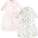 Hudson Baby Unisex Baby Cotton Long-Sleeve Wearable Sleeping Bag, Sack, Blanket, 12-18M