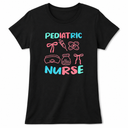 NICU Nurse Floral Nurse Neonatal Intensive Care Unit T-Shirt (M)