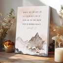 Bible Verses Prints Decor Psalm 61 : 2 Canvas Pictures Wall Art 16x24 Inch