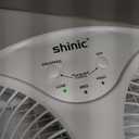 shinic Window Fan with Reversible Airflow Quiet, Twin 9" Blades, Full Remote Control, 3 Functions-3 Speeds, Bathroom Kitchen Window Exhaust Fan, Width Adjustable (From 23.8" to 37") ETL Certified, Window Fan With Foam Seal Strip