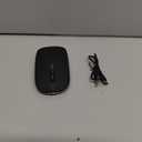 Wireless Bluetooth Mouse, Rechargeable, LED, Silent, Ultra-thin Design (Bluetooth 5.2 and 2.4GHz USB Receiver) | Portable Computer Mouse for Laptops, iPads, MacBooks and Apple Devices (Black)