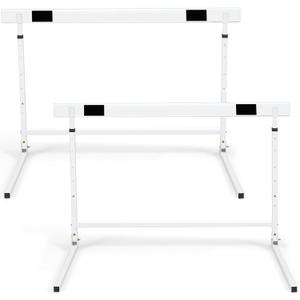 Seenelling Adjustable Height Hurdles from 27 to 42 Inch Foldable Track and Field Equipment Jumping Speed and Agility Training Hurdle for Track Soccer Athletic Basketball Courses Drills