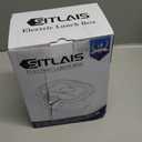 Sitlais Heated Lunch Box for Men&Women - 80W Electric Lunch Box for Adults with Dual 1.5L 304 Stainless Steel Containers Fast Heating Portable Food Warmer for Car&Truck Travel lonchera electrica