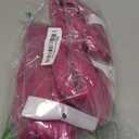 Tinsel Braiding Hair Pre stretched Meganta Pink Braiding Hair for Glitter Braids Festival Braids (30 Inch-Packs of 3, Magenta Mix Tinsel)