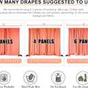 2 Panels Green Backdrop Curtain, 10 x 10 Feet Polyester Background Curtains for Parties, Weddings, Baby Showers, Halloween, Christmas, Birthday Party Photoshoot Backdrop Curtains Decorations