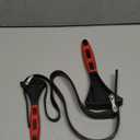 2-Piece Rubber Strap Adjustable Wrench Set, Diameter 4" and 6", Oil Filter Pipe Jar Opener, Strong Grip Plumbers Universal Spanner for Drain Sewer Cap Sink Pliers Nut Shower Head Valve Removal