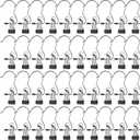 Tosnail 40 Pieces Boot Hanger Clips, Stainless Steel Laundry Hooks, Closet Hanging Clips, Space Saving for Jeans, Hats, Tall Boots, Towels