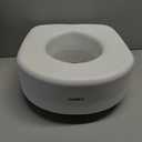 Carex Toilet Seat Riser, Elongated Raised Toilet Seat Adds 3.5 inches to Toilet Height, for Assistance Bending or Sitting, 300 Pound Weight Capacity Toilet Riser