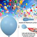 3 x Light Blue Balloons 50 Pack, 12 Inch Latex Baby Blue Balloons, Balloon Pack For Birthdays, Weddings, Baby Showers, Holidays