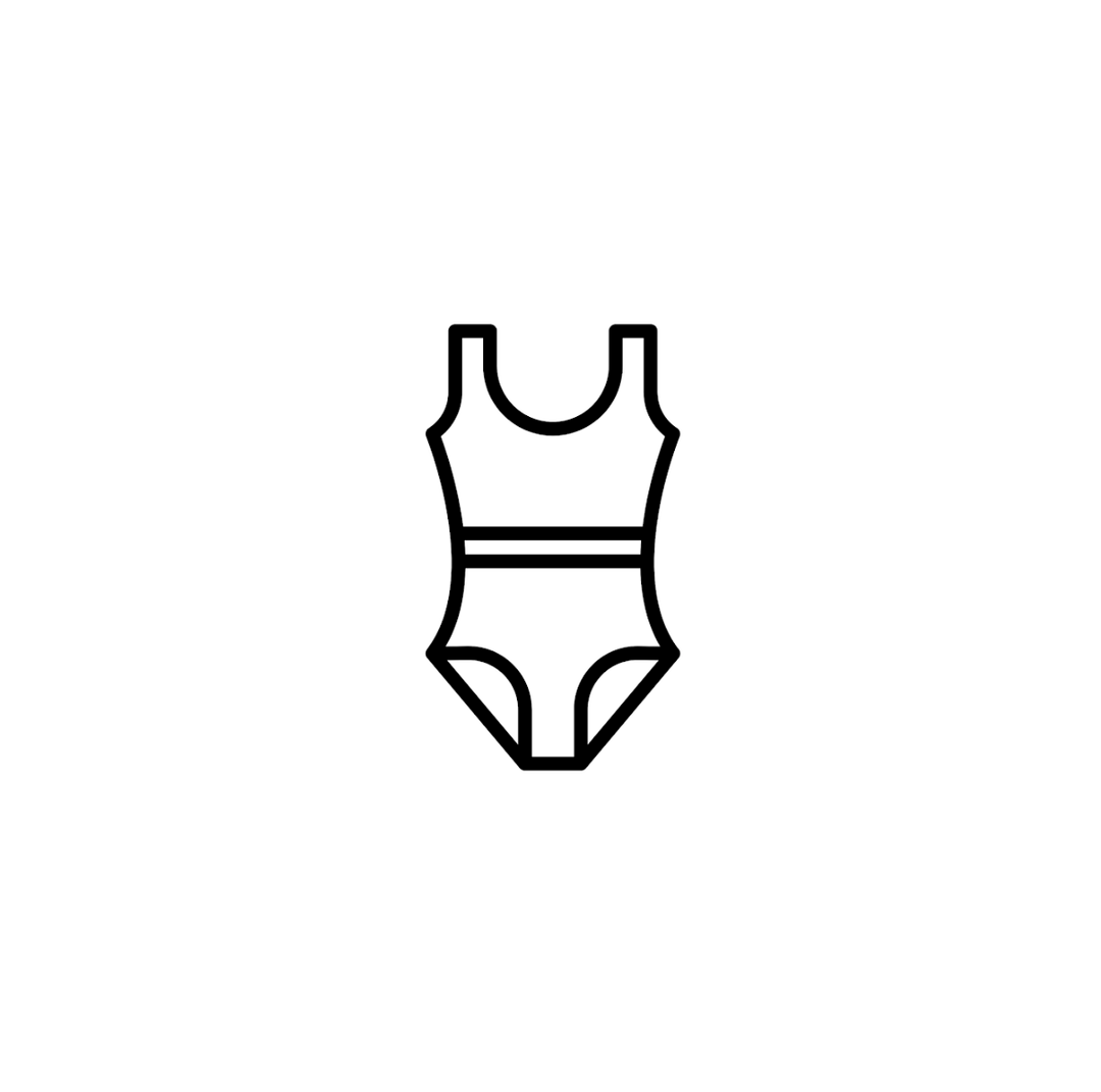 Women's Ribbed High Leg Bandeau One Piece Swimsuit - Shade & Shore™