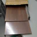 5 Pack 24x12in Wire Shelf Cover for Pantry, Closet, Kitchen  Waterproof PVC Wood-Look Wire Rack Covers for Shelves, Multiple No-Tool Installation (24x12x2in, Walnut)