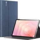 INFILAND Case for Galaxy Tab S11 2025 11 Inch, Multi-Angle Stand Cover Compatible with Samsung Tab S11 5G SM-X736B/ SM-X730 [Auto Wake/Sleep],(Navy)