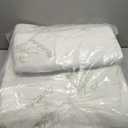 InteVision Foam Bed Wedge Pillow (25 x 24 x 12 inches) and Headrest Pillow in One Package - Helps Relief from Acid Reflux, Post Surgery, Snoring - 2 inches Memory Foam Top