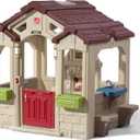 Step2 Charming Cottage Kids Playhouse, Indoor and Outdoor Clubhouse Playset, Interactive Sounds, Toddlers 2+ Years Old, Easy to Assemble