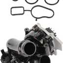 OCPTY Thermostat & Water Pump Housing Assembly for Volkswagen for Audi A4 Quattro A5 Quattro Q3 Q5 for CC Eos for Jetta for TIGUAN A6 Quattro TT A3 Quattro for Golf 2.0L 1.8L L4 DOHC