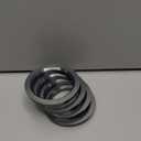 4 Pack Universal Car Hub Centric Ring, 57.1 mm ID to 73.1 mm OD Centerbore, Aluminum Alloy Wheels Center Shaft Shock Absorbing Hubrings, Hub Adapter Rings Compatible with Most Vehicles (Gunmetal Gray)