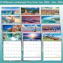 Large Wall Calendar 2026-23" x 15" Large Calendar 2026, Jan. 2026 to Dec. 2026, Vertical Extra Monthly with Julian Date for Office Home Planning & Organizing