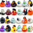 24 Pack Halloween Rubber Ducks Bath Toys for Kids Toddlers Boys Girls Halloween Toys Halloween Party Favors Gifts Halloween Treat Bags