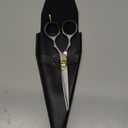 Suvorna 5.5" hair cutting scissors for professional, barber & hairdresser - hair shears for cutting, trimming, grooming, precision, facial hair - Right Hand hair scissors for men, women, kids, adults.