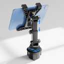 OHLPRO Cup Holder Car Tablet Mount for Truck, Universal iPad Holder for 7-11" iPad Pro Air Mini, Galaxy Tab, Adjustable Arm, Extendable & Flexible Car Mount for Road Trip Essentials,Travel Accessories