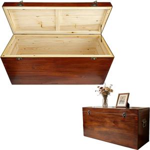 31.5" Storage Bench, Large Wooden Storage Chest,Oversized Storage Trunks,Multifunctional Entryway Organizer, Storage Bench Storage Furniture for entryways, Living Rooms, and Bedside Areas, 31.5" L x 11.8" W x 15.75" H