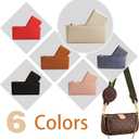 Soyizom Purse Organizer Insert Fits for Multi Pochette Accessories Bag Series perfectly,2 Packs in One Set Inserts Tote Bag Organizer Pouch Inside Add Zipper Pocket & Keychain,Beige
