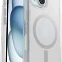 OtterBox, iPhone 14, and iPhone 13 Symmetry Series Clear Case - (Clear), snaps to MagSafe, ultra-sleek, raised edges protect camera & screen (ships in polybag)