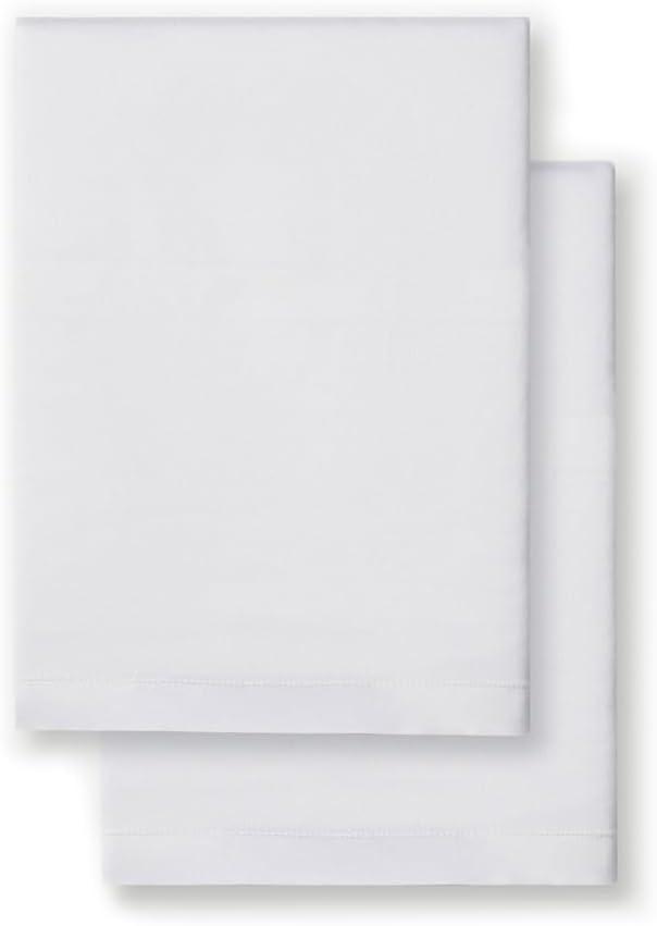 Cozy Earth Standard Pillowcases Set of 2 - Made of 100% Viscose from Bamboo, Ultra-Soft & Luxury, Woven from Naturally Breathable & Lightweight Fabric - Shore, Standard, White