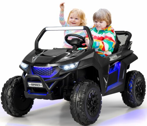 12V 2-Seater Kids Ride on UTV with Slow Start Function and Music Player