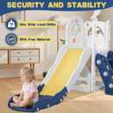 6 in 1 Toddler Slide Climber Playset for Kids Boy Girl 1-3 Indoor Outdoor, Style A