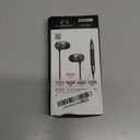 SoundMAGIC E10C Wired Earbuds with Microphone HiFi Stereo Earphones Noise Isolating in Ear Headphones Powerful Bass Tangle Free Cord Gunmetal